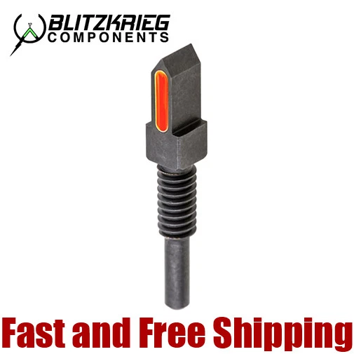 Blitzkrieg Components Spike Front Sight Post - Orange Stripe for Magpul MBUS Pro