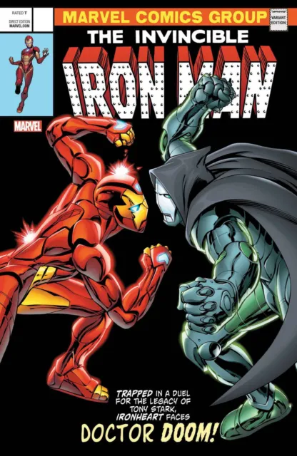 Invincible Iron Man #593 Davis Lenticular Variant 1St Print Marvel Legacy Nm