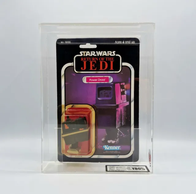 Vintage Star Wars ✧ Power Droid ✧ Kenner 77 Bk Figur Moc Ukg 80/85/85 Afa E120