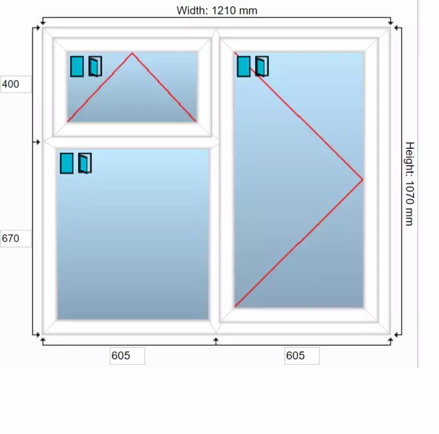 WINDOW UPVC Double Glazed WHITE Frame- PRICE QUOTATION SURVEY LINK ONLY -Bespoke