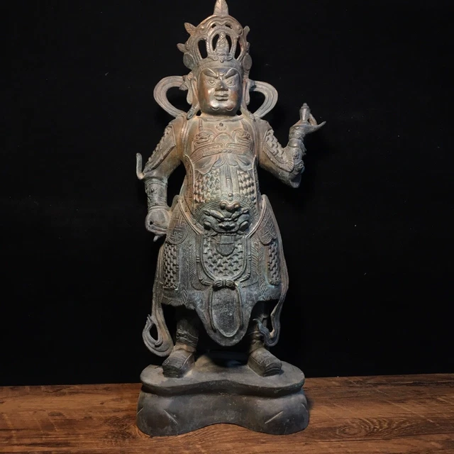Chinese Exquisite Handmade Figure Bronze Statue