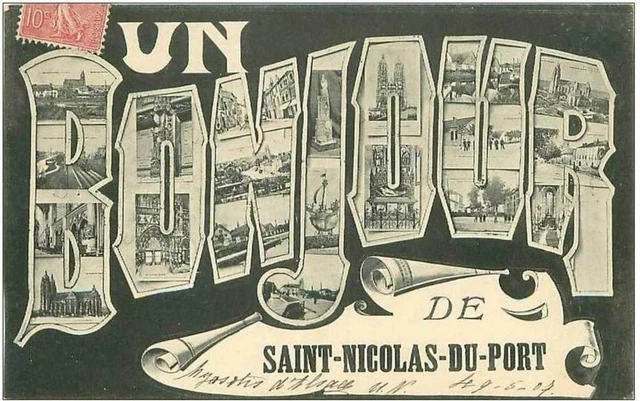 54.St Nicolas Du Port.un Bonjour De Saint Nicolas Du Port