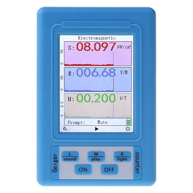 High Frequency Electromagnetic Radiation Detector Professional Radiation Tester