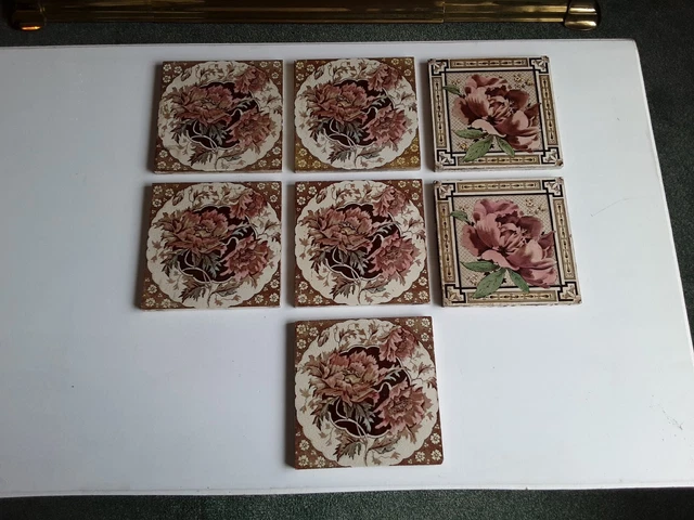 Victorian Glazed Ceramic Tiles