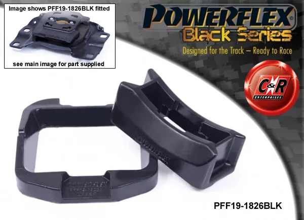 Powerflex Black Transmission Support Insert Pour Ford Focus MK3 Rs PFF19-1826BLK