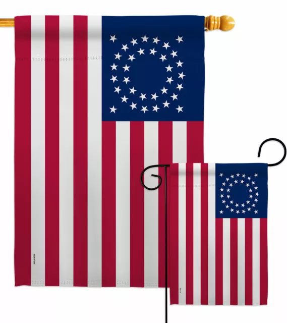 United States 1863-1865 Garden Flag Americana Old Glory Yard House Banner