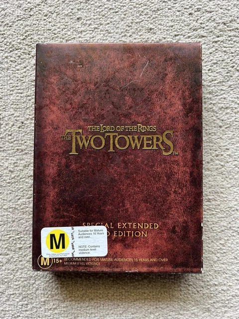 THE LORD OF The Rings The Two Towers Special Extended Edition 4 DVD Set ...