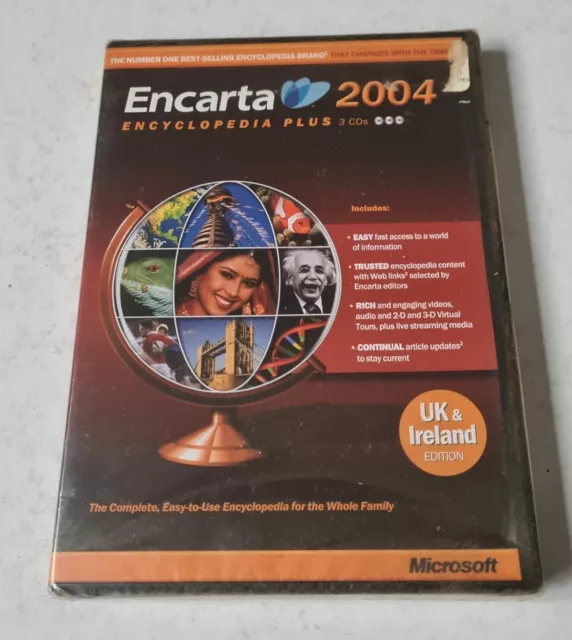 INCARTA 2004 Encyclopedia plus - 3 dischi PC CD ROM NUOVO SIGILLATO