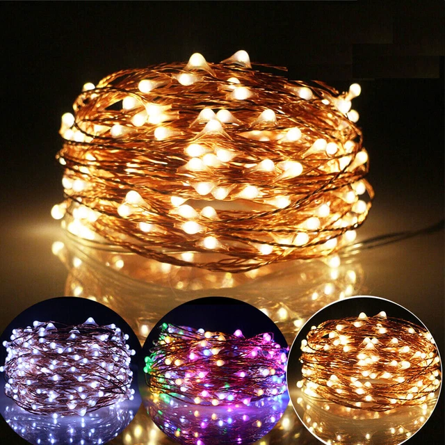 USB LED String Lights Copper Wire Fairy Light Indoor Outdoor Wedding Party Decor