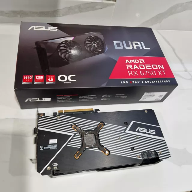 ASUS Radeon RX 6750 XT 12GB DUAL OC Graphics Card - Less than 3 months use.