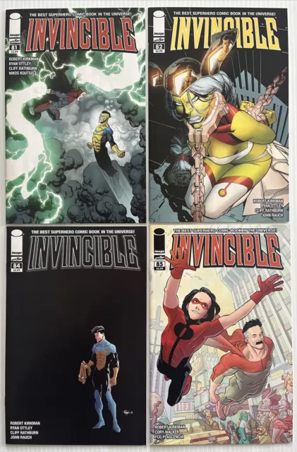 Invincible 1-144 Complete Comic Lot Run Set Image Kirkman Skybound  Collection