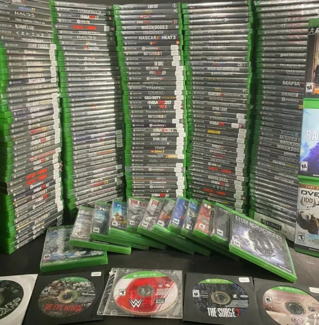 🔥 XBOX 360 GAMES Large Lot YOU PICK EM CLEANED AND TESTED FREE US SHIPPING