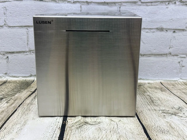 LUSEN Safe Piggy Bank Made of Stainless Steel, Safe Box, Deposit only Piggy bank