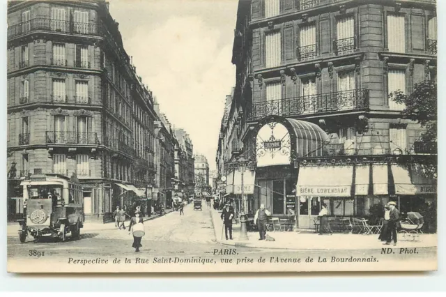 PARIS VII - Perspective de la Rue Saint-Dominique, vue prise de l'Avenue - 6245