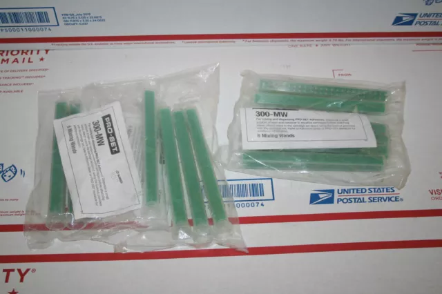 West Systems Pro-Set epoxy resing mixing tips Wands 300-MW Dual Cartridge qt 12