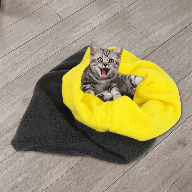 Cat Bed Large Space Fine Ductility Pet Sleeping Wrap Bag Firm