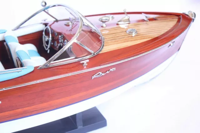 maquette riva bateau Riva Aquarama  67cm entièrement Bois laiton modélisme 2
