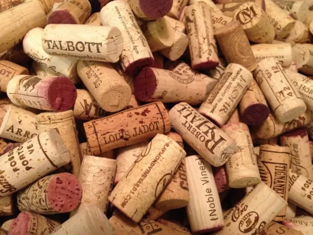 Lot of 50 Real/Natural Used Wine Corks NO Plastic or Champagne