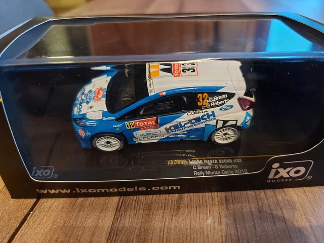 Ixo 1/43 - Ford Fiesta S2000 N°2 - Vainqueur Rallye Monte-Carlo 2010