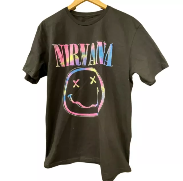 KURT COBAIN T Shirt Youth M Medium Black Chucks Nirvana Converse £14.77 - PicClick  UK