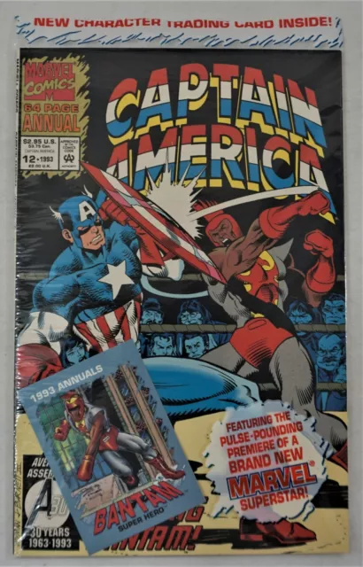 Captain America Annual #3 1993 Marvel Comics NEW in Poly Bag Sealed w/Card