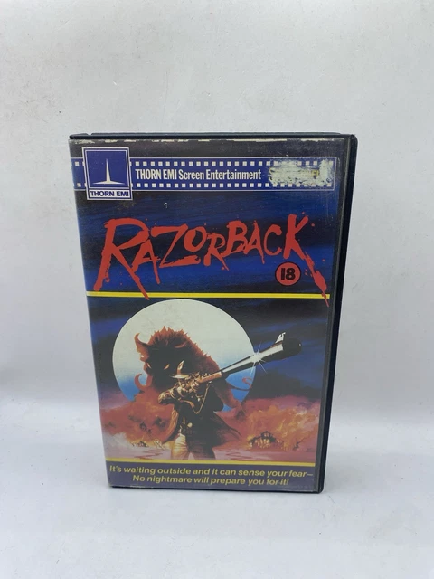 Razorback Small Box RAZORBACK VHS VIDEO Ex Rental Big Box Thorn EMI PAL £29.95 - PicClick UK