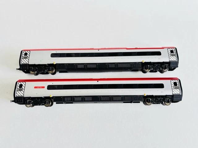 HORNBY OO GAUGE 390 Virgin Pendolino Pantograph 1st Coach 69612 / 69512 ...