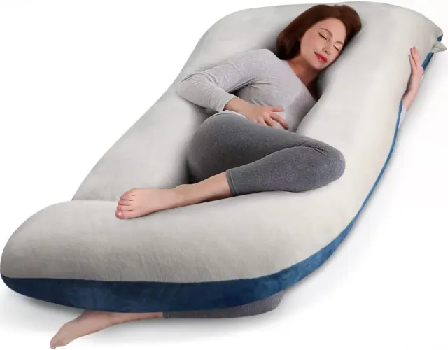 Pregnancy Pillows for Sleeping 55 Inches U-Shape Full Body Maternity Support✔👌✅