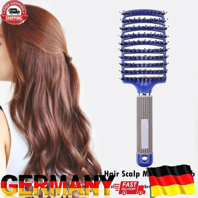 Anion-Rundhaarkamm – Antistatische Salon-Stylingbürste Mit Keramikplatte