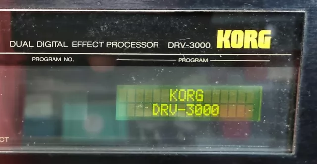 Korg DRV-3000 #E0582980Q Dual Digital Effect Processor