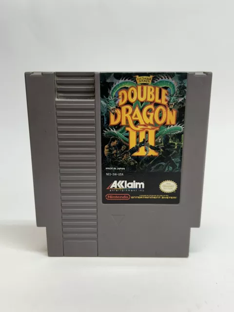 Double Dragon 3 The Sacred Stones Nintendo Video Game NES Fighting Not Tested