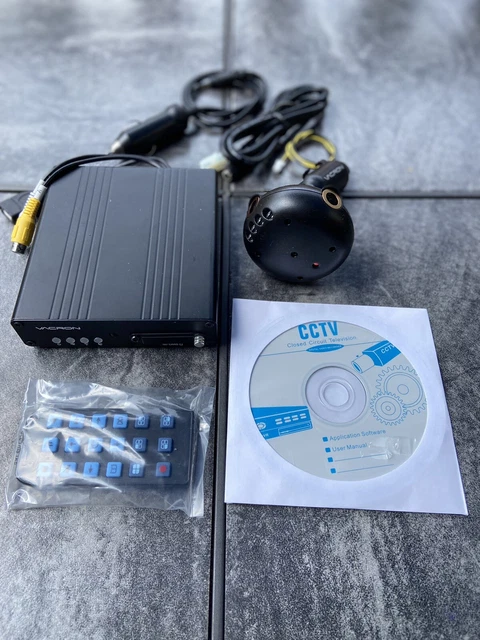 VACRON VVH-MD657 4ch DVR / AVM-360PV VEHICLE CAMERA/ CAR REMOTE/ CD And Cables.