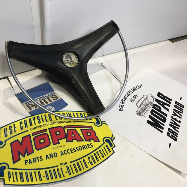 1969 PLYMOUTH ROAD Runner Steering Wheel Center Horn mopar graveyard