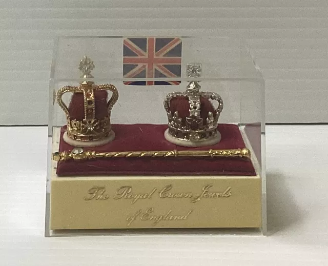 The Royal Crown Jewels of England Miniature Souvenir Set SS1 Crown & Regalia
