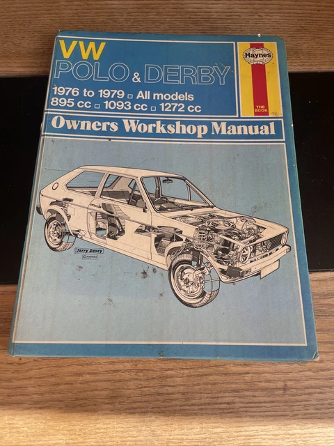 vw polo Mk1 derby haynes manual 1976 to 1979