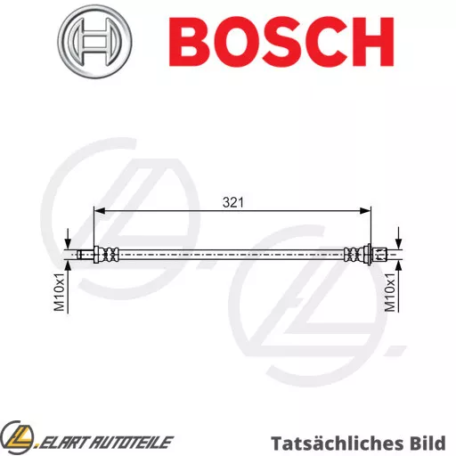 BREMSSCHLAUCH FÜR TOYOTA LITEACE/Bus/III/Kasten HIACE/IV/COMMUTER/SBV REGIUS