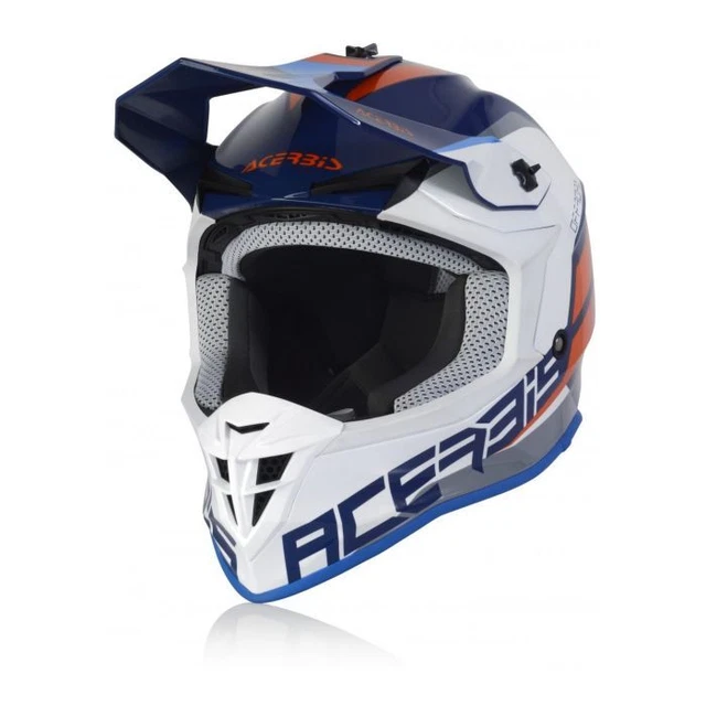 Casco Acerbis Linear Blu/bianco - GARANZIA ITALIA