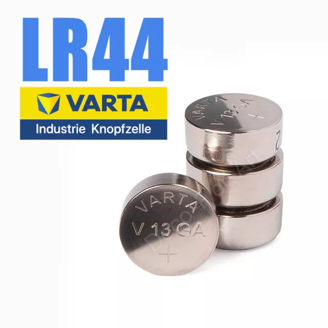 VARTA V13GA LR44 AG13 357 A76 INDUSTRIAL Knopfzellen Knopfbatterien