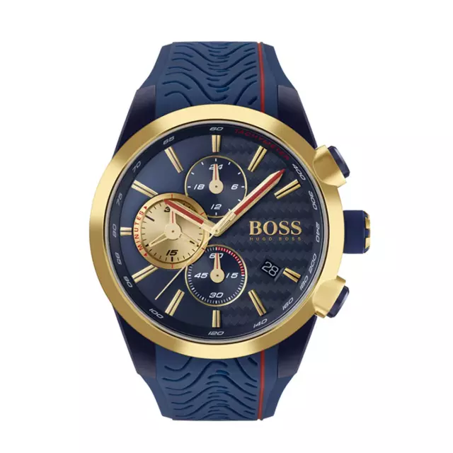 MONTRE Homme HUGO BOSS Bracelet en Caoutchouc avec Chrono et Date. 499,00 € NEUF