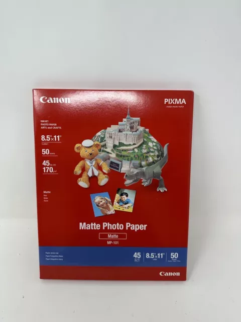 Canon Photo Paper Plus, Matte, 8-1/2 x 11, 50 Sheets/Pack (CNM7981A004)