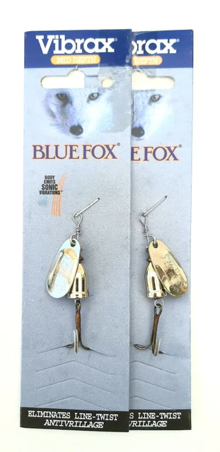 Fishing lures spinners Vibrax Mepps style mid depth tackle pike perch bass trout