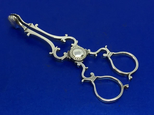 Georgian Solid Silver Sugar Nips, 30 grams