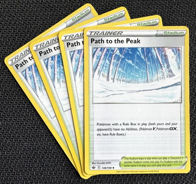 4X PATH TO the Peak 148/198 - Pokémon Chilling Reign - TCG EUR 3,53 ...