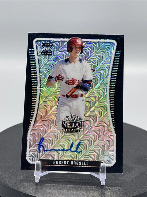 2020 Leaf Draft Autographs #BARH1 Robert Hassell ROOKIE AUTO RC 3/4