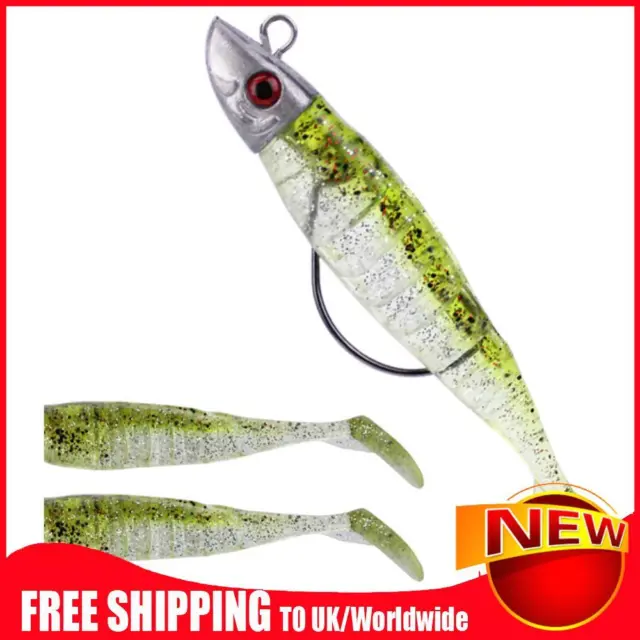 11cm 25g Crank Lead Head Fishing Lure Soft Paddle Tail Artificial Fishing Bait