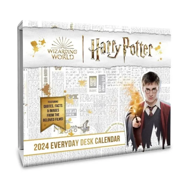 2024 DESK CALENDAR Harry Potter PageADay Block Official Product £8.99