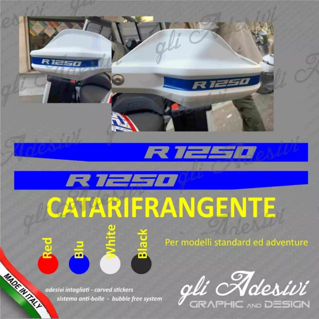 2 Adesivi Catarifrangenti Paramani BMW R 1250 GS Adventure Standard Reflective