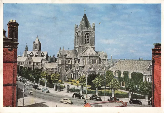 2x Christ Church Cathedral, Dublin, Ireland 1970s-1980s Vintage Postcard.