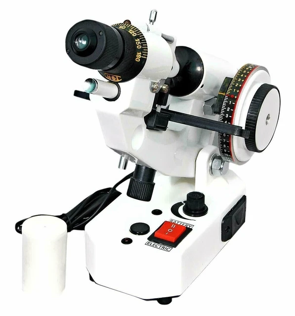 Optical Lensmeter Manual Lensometer Portable Battery And Electric Operated 220 V