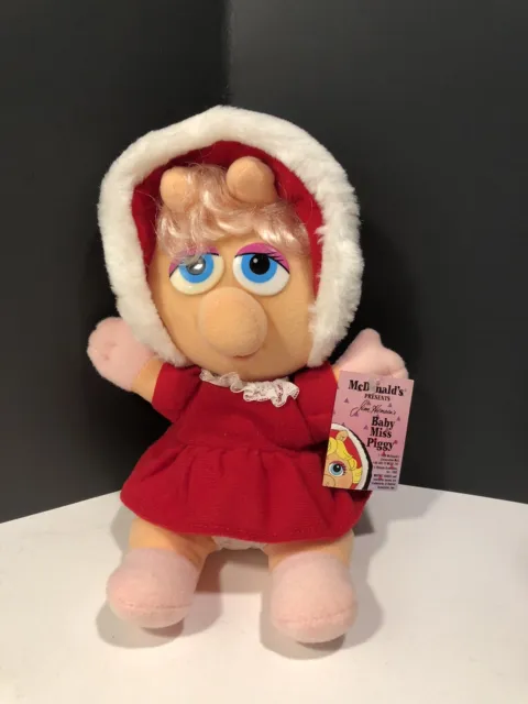 1988 McDonald's Presents Jim Henson's Baby Miss Piggy Muppets Plush - NWT